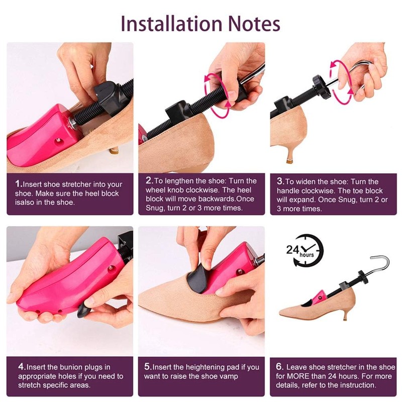 eachway Shoe Stretcher Shoe Trees,Adjustable Length & Width for Men