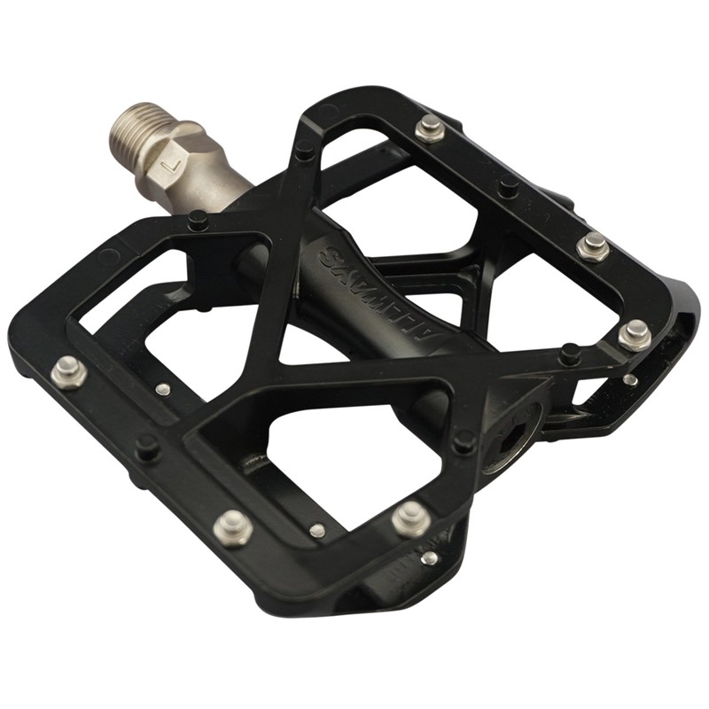 MKS(三ヶ島製作所) 自転車 ペダル マウンテンバイク アルミニウム ALLWAYS (オールウェイズ) ブラック