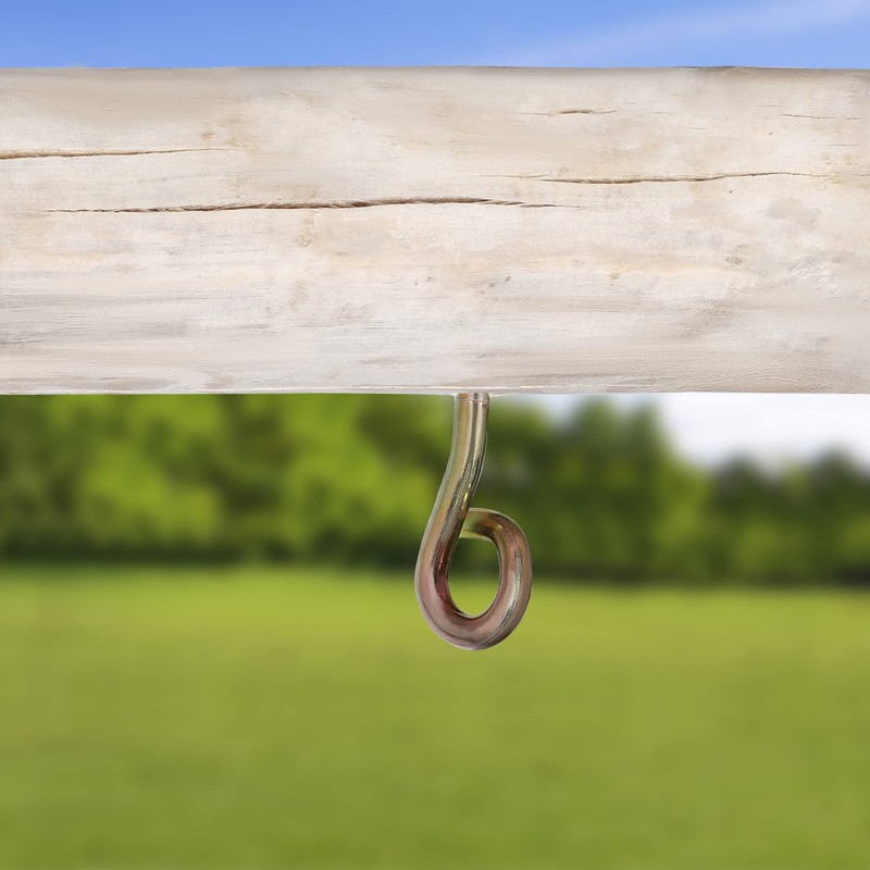 KOTARBAU® Set of 2 Swing Hooks M8 Wood Thread Wood