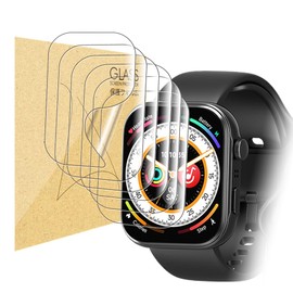 LYSANDRA Compatible for TOZO S7 / S6 Smart Watch 1.85", [6 Pack] Full Coverage TPU Clear Film Compatible for TOZO S7 1.85" Smart Watch/TOZO S6 1.85" Smart Watch