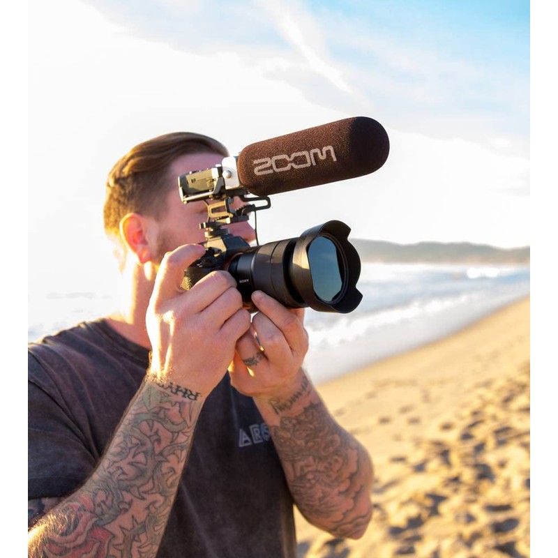 Zoom WSS-6 Foam Shotgun Microphone Windscreen Black with Zoom Logo