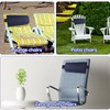 Lyreh Outdoor Chaise Lounge Head Pillow, Waterproof & Breathable Chaise