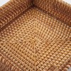 Rattan Napkin Holder Square, 7.5" x 7.5" x 2.5", Wicker