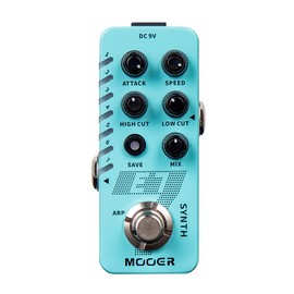 MOOER E7 Polyphonic Guitar Synth Pedal Electronic Synthesizer, 7 Guitar Synthesizer Tones with Individual Arpeggiator And 7 Preset Slots, High/Low Frequency Cut, Attack, Speed Function