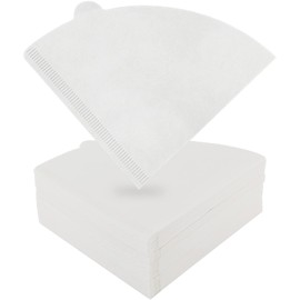 Coffee Filter Papers 140 Pcs White Compatible with Size 02 Filter Papers Compatible with Dripper Coffee Makers