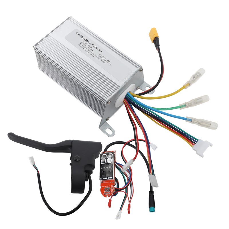 36V 350W Electric Scooter Motor Controller Kit Dashboard Digital Display