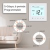 MincoHome Programmable WiFi Thermostat Touch Screen Tuya Smart Temperature Controller