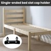 72 Pcs Bed Slat Caps, Plastic Side and Center Bed
