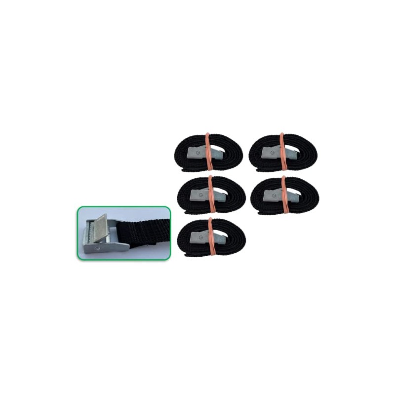5 x Fastening Straps 50 cm x 20 mm Made