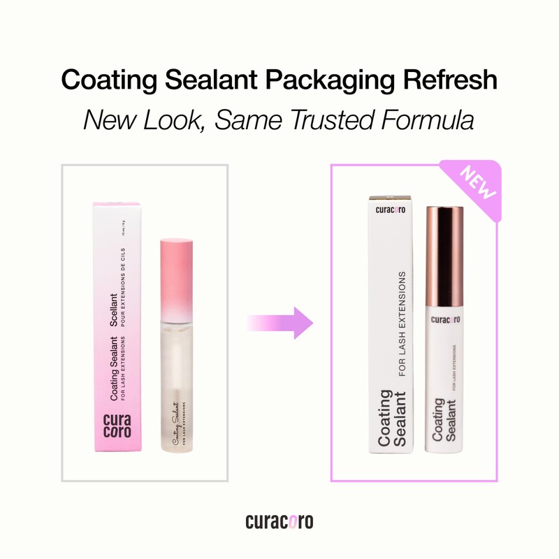 Curacoro 10ML Eyelash Coating Sealant - Professional Protective Topcoat for
