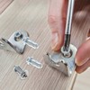 10pcs Hollow Door Anchor Expansion Nut Jack Nut with Screws