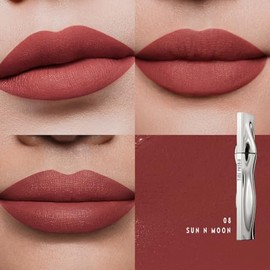 TIMEPHORIA Tinta para Labios Mate Difuminado, Larga Duración 24 Horas, Labial Mate de Alta Pigmentación,Textura Suave, No Transfiere, Tinta Sérum Para