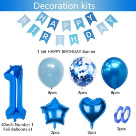 Apradas Baby Girl 13th Birthday Decorations Gradient color Age 13 Birthday Balloons with Happy Birthday Banner for Baby showers Thirteenth Birthday Party Supplies for Girls Boys (13rd-Birthday)