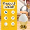 vibedor 5 Pack Egg Shell Opener Set, Stainless Steel Egg