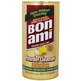 Bon Ami - Limpiador De Polvo Natural Para Cocina Y Baño, 14