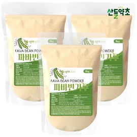 Fava bean powder 1kgx3 packs (total 3kg) Broad bean powder Vegetable protein fava bean powder / 파바빈가루 1kgx3팩 (총3kg) 잠두콩가루 식물성 단백질 파바빈 분말
