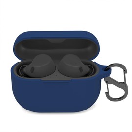 NOOETAH Case Compatible with Jabra Elite 10/Jabra Elite 8 Active Dustproof Shockproof Anti-Slip Protective Cover (Dark Blue)