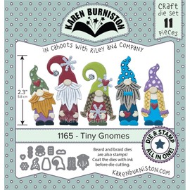 KB Riley Dies, Tiny Gnomes-Stamping Die Set