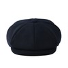 JANGOUL - Gorro de cabbi para hombre, mezcla de lana,