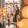 8Pcs Christmas Candy Party Hanging Garlands Christmas Gingerbread Party Decorations