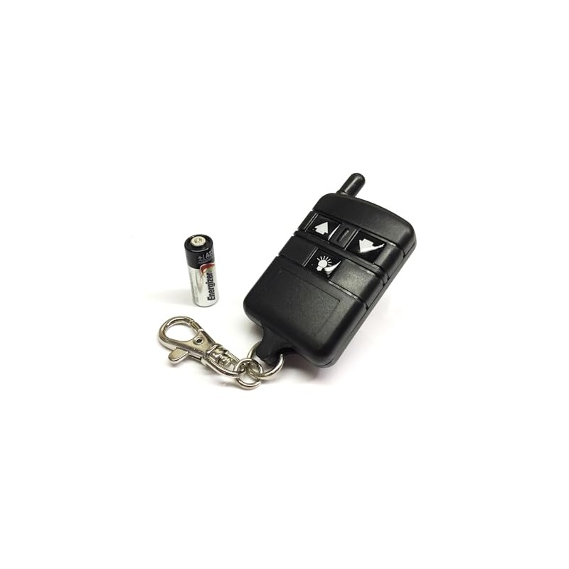 GAMA Electronics 3-Button Keyfob Transmitter with Light Icon
