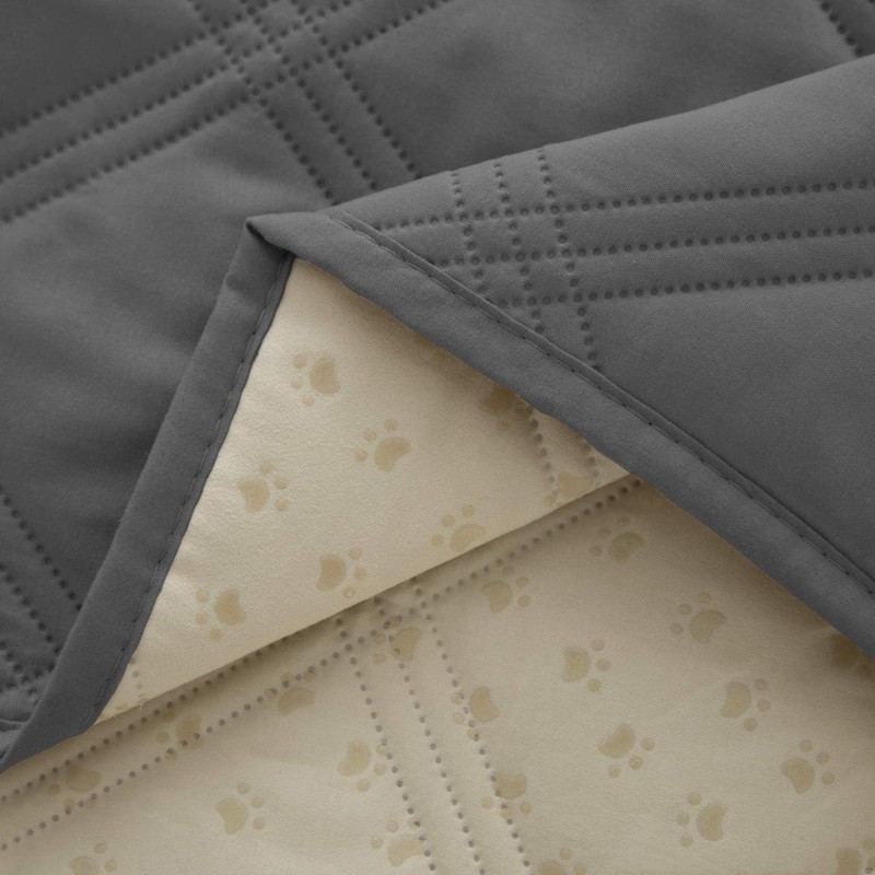 Ameritex Funda impermeable para cama para perro con parte trasera