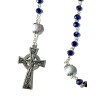 J.C. WALSH & SONS DARK BLUE RESIN ROSARY 36" BEADS
