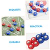 BESPORTBLE 16pcs Tabletop Shuffleboard Curling Games Shuffleboard Mini Balls Steel