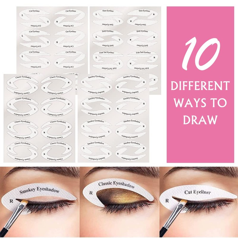 Eyeliner Stencil Eyeshadow Stencil, Eyeliner Stencil Sticker & Eyeshadow Stencils