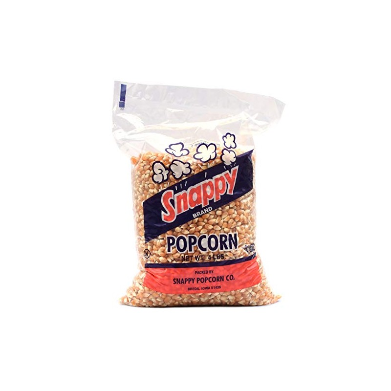 Snappy Yellow Popcorn Kernels for Popping with Popcorn Machine, Air