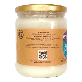 Enature Aceite de Coco Extra Virgen Enature en Frasco 420 mL
