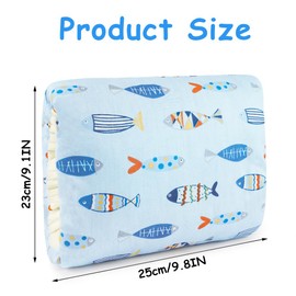 Aolso Cozy Cradle Arm Pillow, Breastfeeding Arm Pillow, Baby Breastfeeding Nursing Pillow, Baby Nursing Head Support Pillow, Breastfeeding and Bottle Feeding Head Support Pillow (Small Fish)
