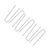 elfinrm 6 Inch 100 Pack Galvanized Garden Staples, Rugged and