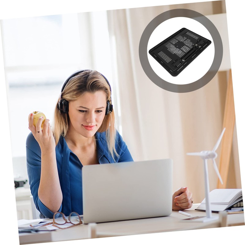 LALAFINA LED Laptop Cooling Pad Ergonomic Design for Laptops USB