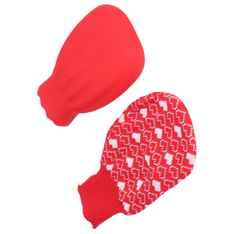 Hot Water Bottle Silicone Explosion Proof Hot Water Bag with