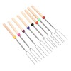 8Pcs Telescoping Extendable Marshmallow Roasting Sticks Marshmallow Sticks Kit Extending
