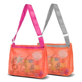 VOROLO Riñonera para mujeres y hombres, 2 unidades-naranja&rojo+naranja y gris, 2 piezas, 2