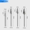 Luo ke 4 Pcs Aluminum Cutting Burr - 3/32 Inch