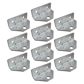 10 Pack Swivel Top Angle Bracket Bolster Bunk Board Adjustable for Boat Pontoon Trailer (10)