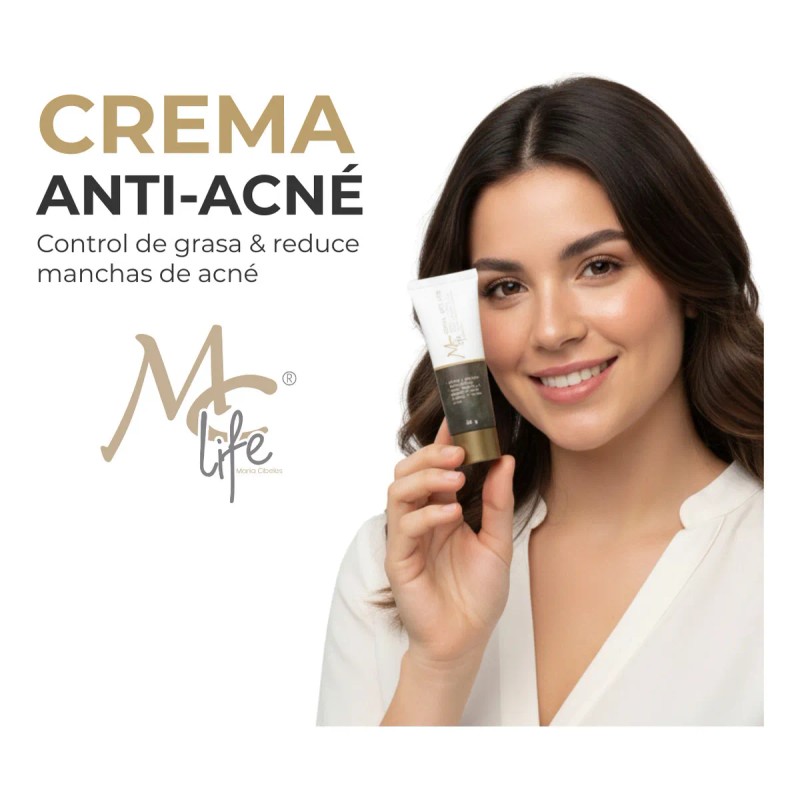 Crema Anti Acné Control Grasa Reduce Manchas Life Tipo Piel