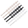 obmwang 3 Pairs Women's Bra Straps Lace Flower Elastic Adjustable