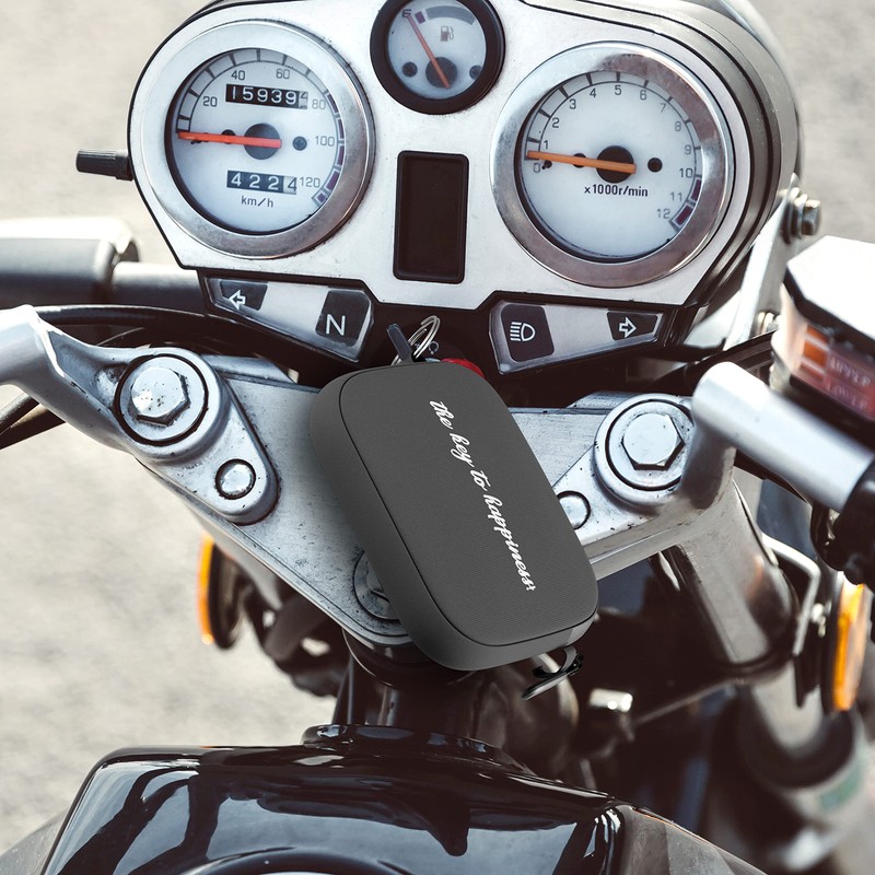 Motorcycle Keyring with 1 Outer and 2 Inner Rings Motorcycle
