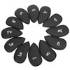 12Pcs Golf Iron Covers Set with Numbers Soft Protective Golf