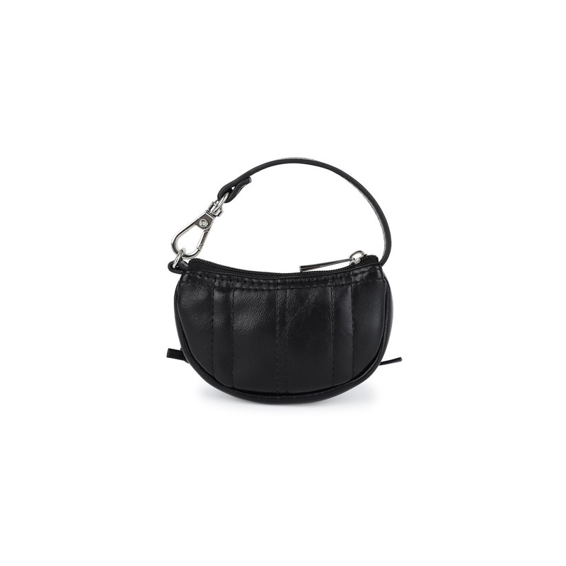 MatinKim Matte Kim Half Shirring Ribbon Charm in Black