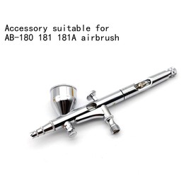 HUBEST 0.2mm, 0.3mm, 0.5mm Airbrush Nozzle Airbrush Needle Nozzle Cap Replacement Parts, 180