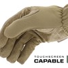 Mechanix Wear FastFit Coyote - Guantes tácticos para visualización táctil