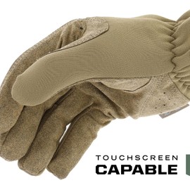 Mechanix Wear FastFit Coyote - Guantes tácticos para visualización táctil
