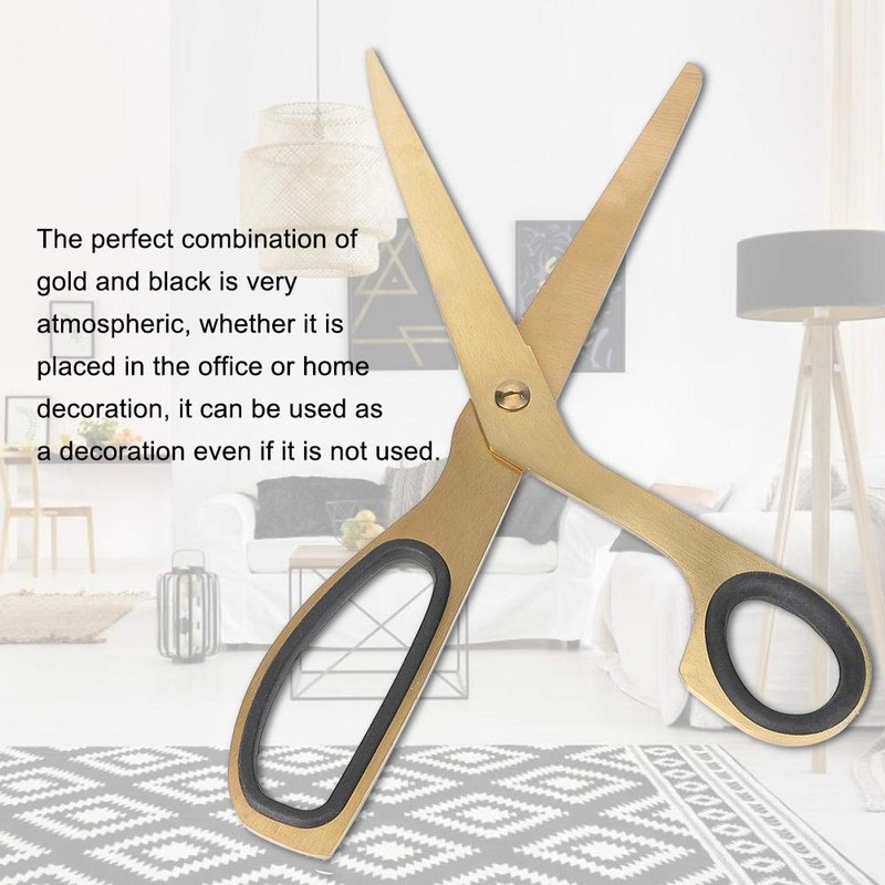 Simplified Golden Scissors, Golden Scissors, Beautiful Beautiful Colour, Unique Gold
