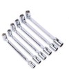 FLZOSPER Metric 10×12mm Double Flexible Socket Wrench, 12 Point