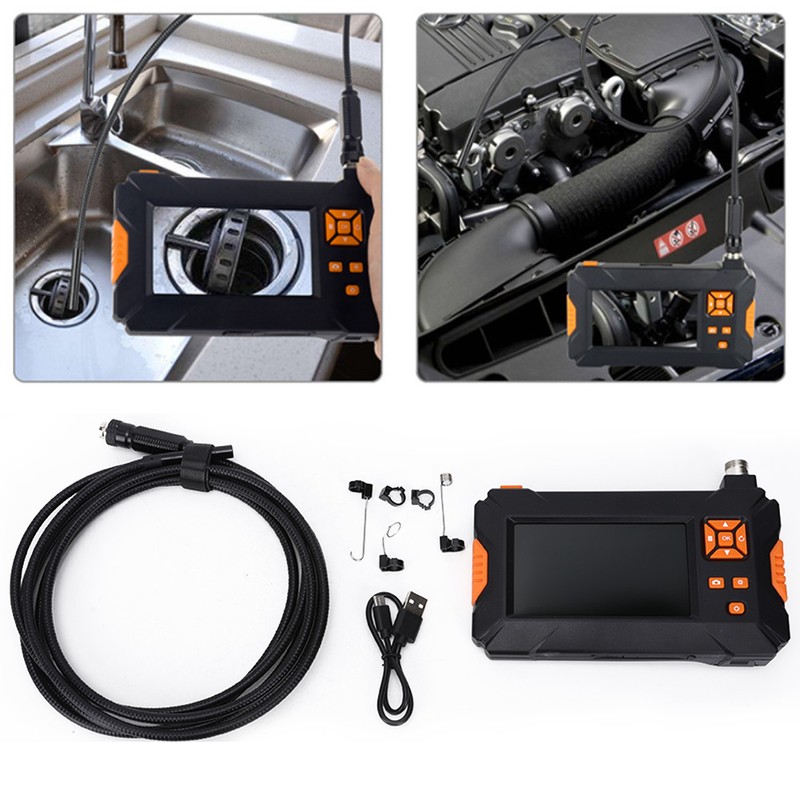 Waterproof 4.3in Screen Snake Camera Borescope Industrial Pipe Inspection Endoscope3
